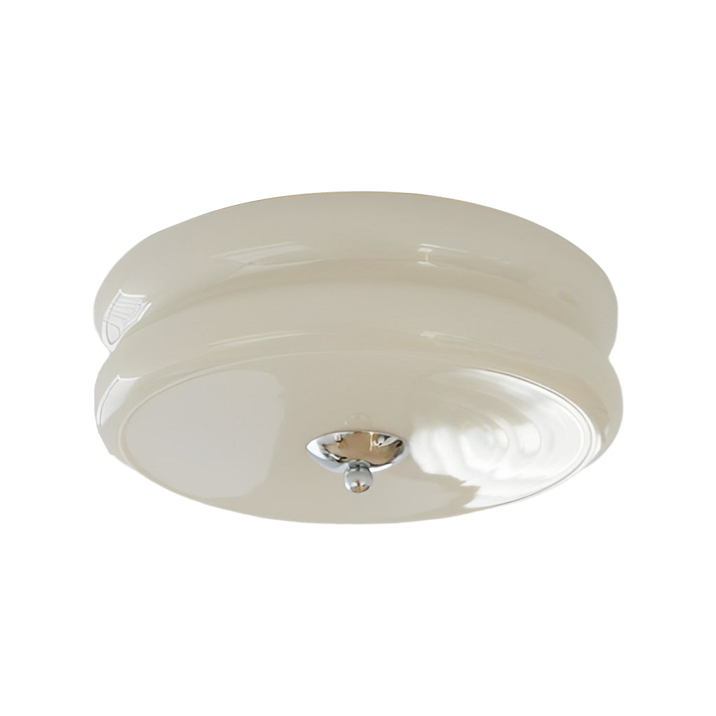 WINTERBOURNE ROUND GLASS LED CEILING LANTERN WITH DIMMING CONTROL