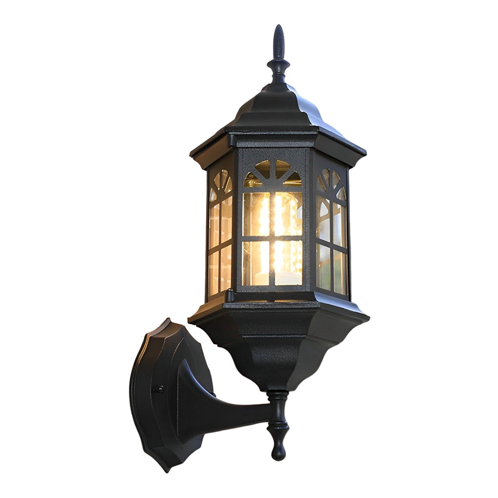 WINTERBOURNE AQUA-GLASS OUTDOOR WALL LANTERN