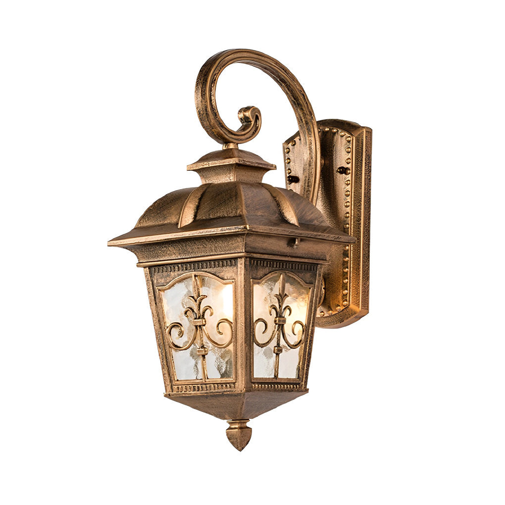 WINDSOR VINTAGE GLASS OUTDOOR SCONCE WITH LED ILLUMINATION