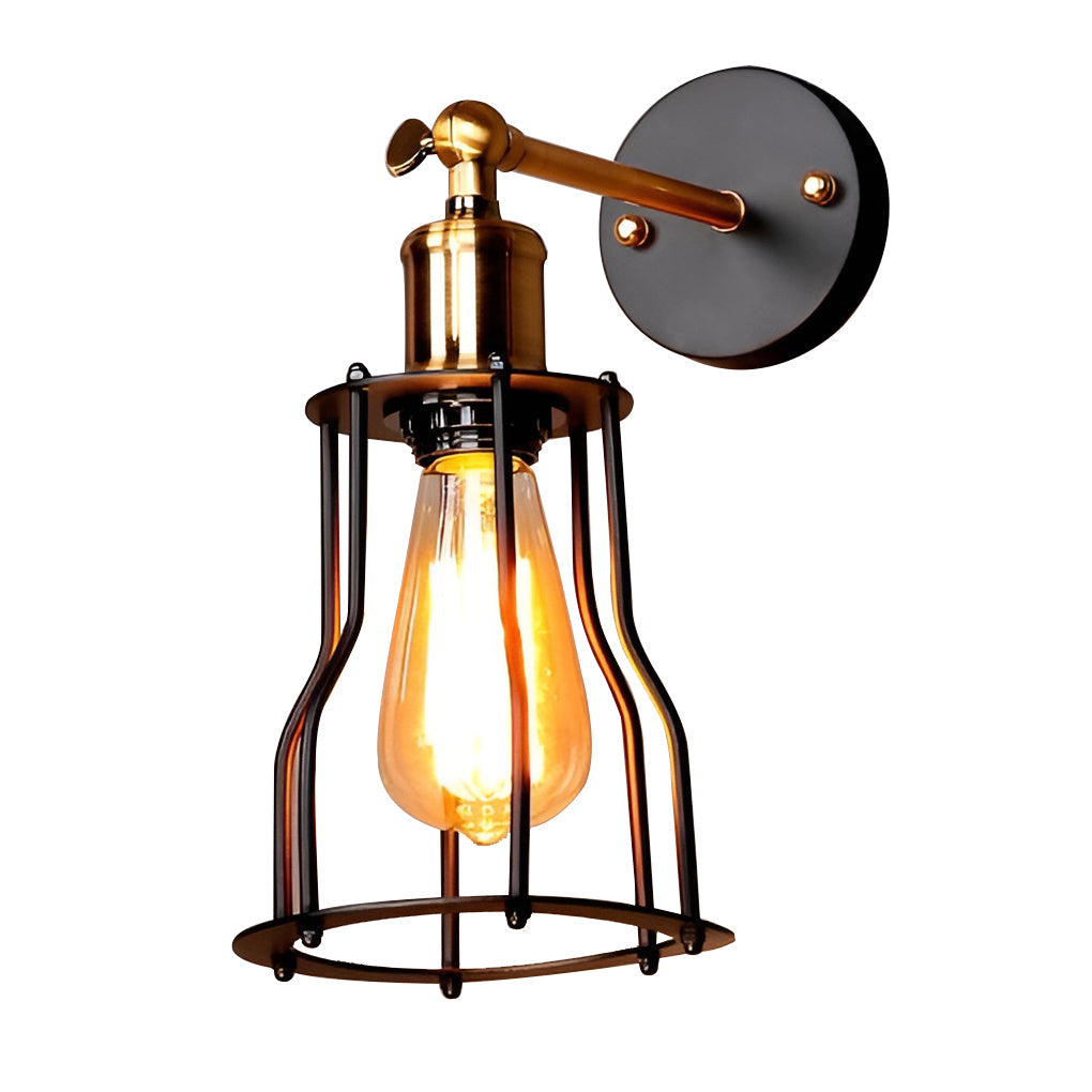 WINTHORPE ADJUSTABLE INDUSTRIAL WALL LANTERN