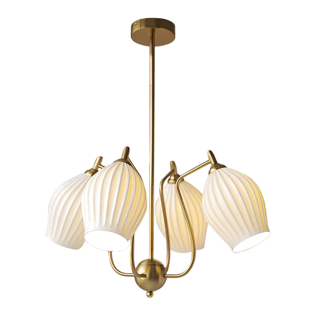 WHITBY BLOSSOM QUAD LIGHT CEILING LAMP