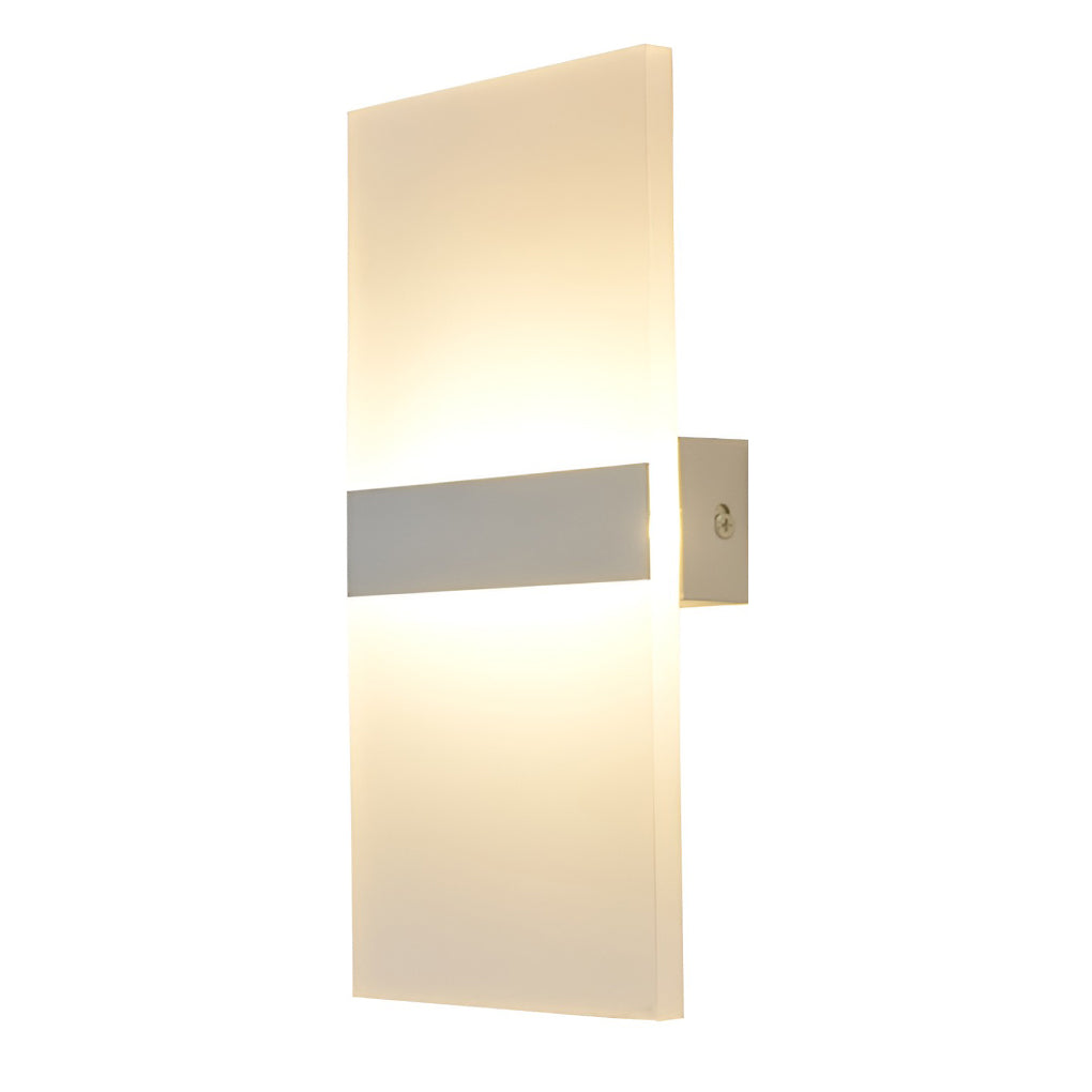 WINDSOR RECTANGULAR ACRYLIC 6W WALL SCONCE