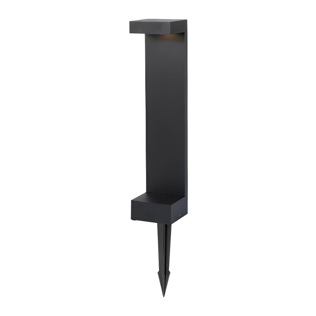 BRAMLEY ALUMINUM LED PATH LIGHTS WITH WATER-RESISTANT BLACK COATING