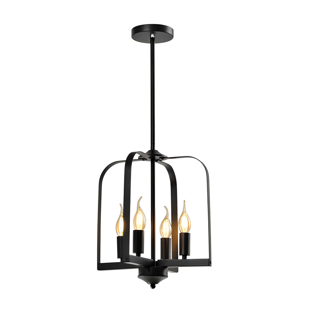 WINTHROP WROUGHT IRON FARMHOUSE CHANDELIER