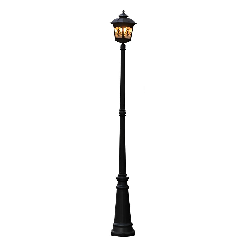WINCHESTER VINTAGE LED GARDEN LANTERN POST