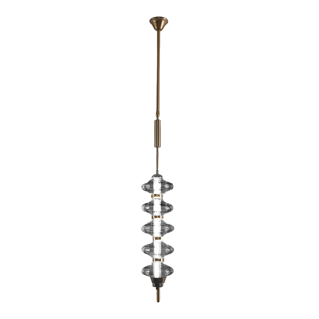 WINTHROP GOURD SHAPED METAL LED CHANDELIER
