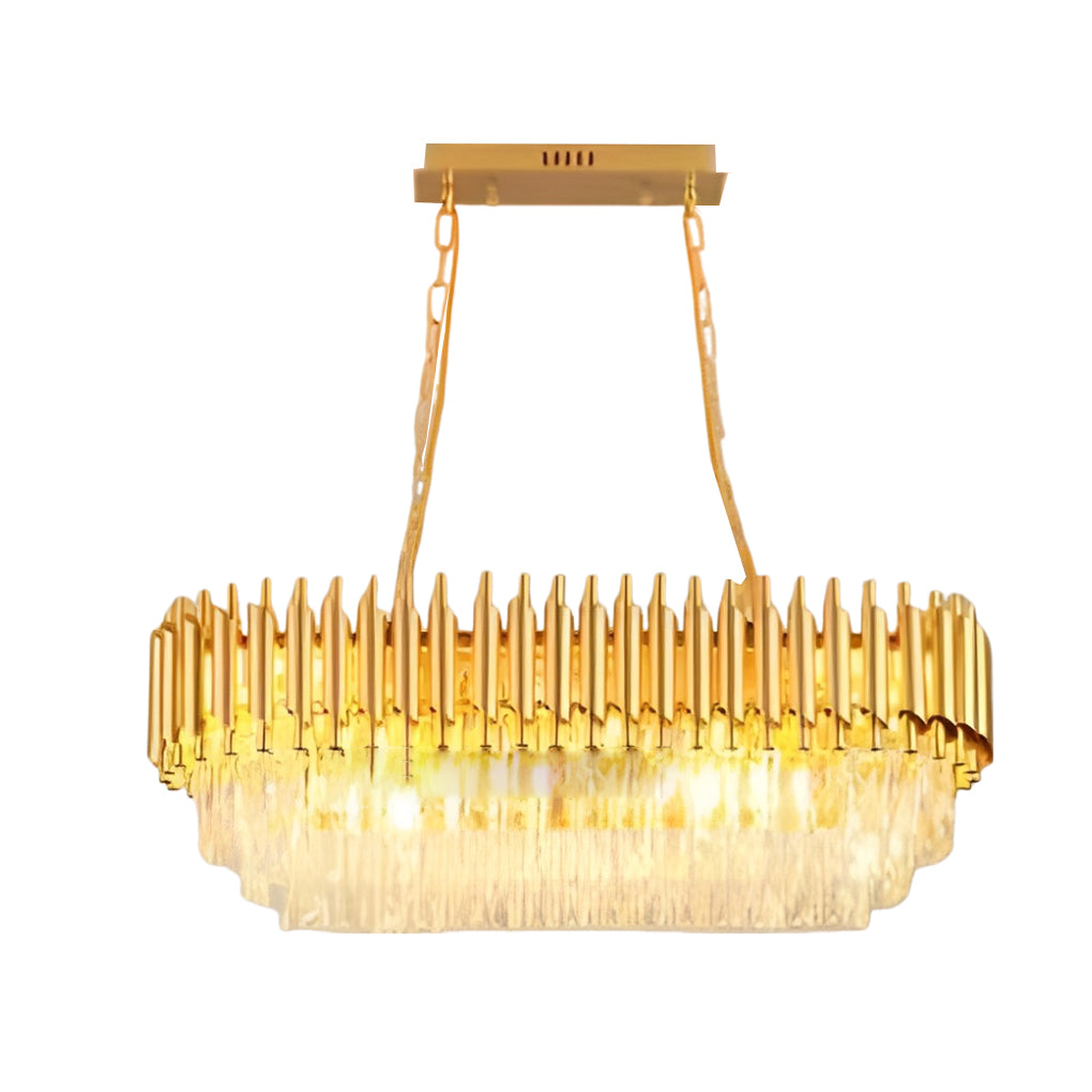 WINTHROP CRYSTAL RADIANCE THREE-TIERED CHANDELIER