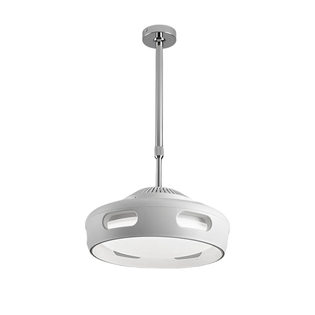 WINTHORPE WHISPERING AIR BLADLESS CEILING FAN WITH ADJUSTABLE DIMMING