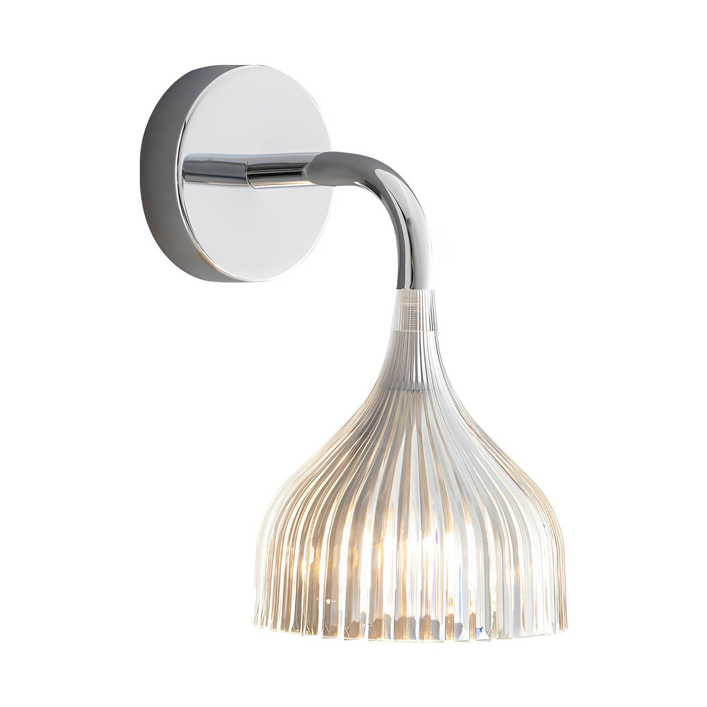 WINTHROP PLEATED IRON WALL SCONCE LUMINAIRE