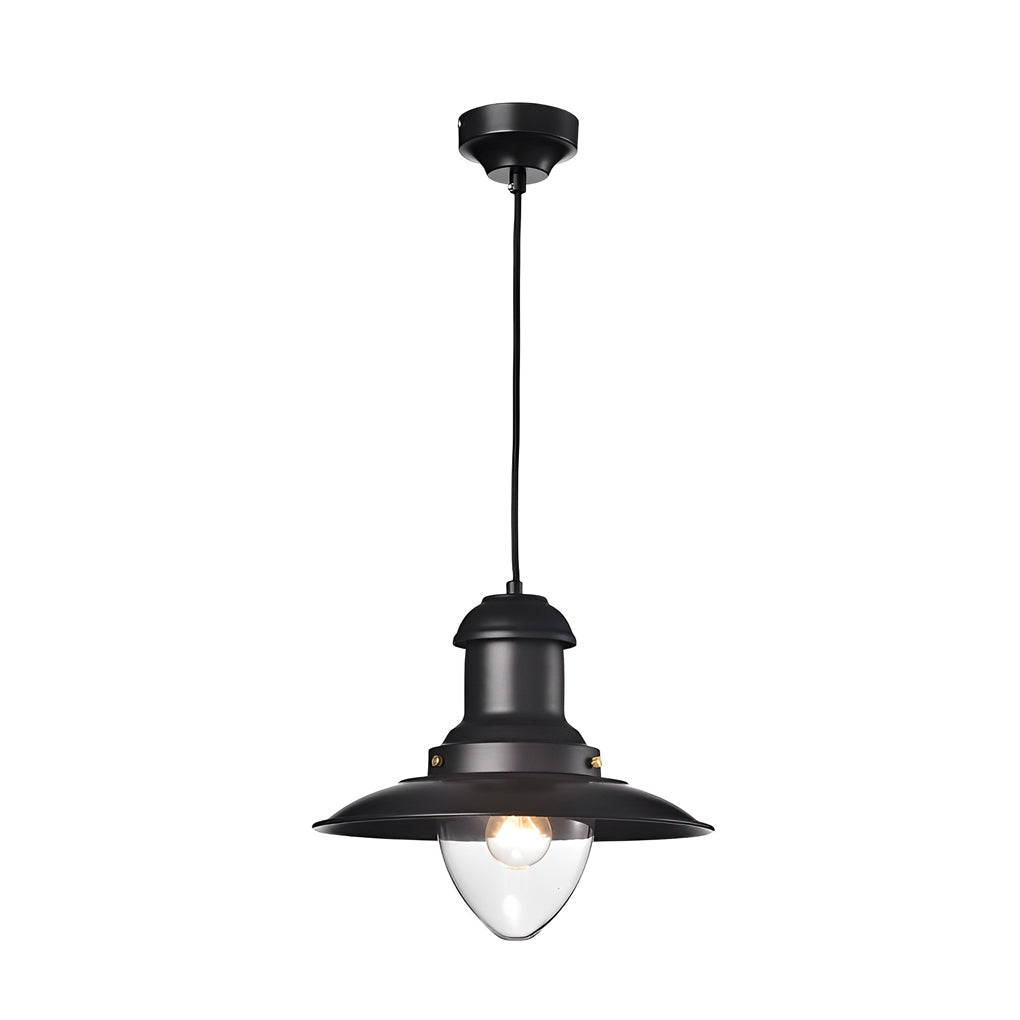 WINTHROP INDUSTRIAL ROUND METAL CEILING LIGHT