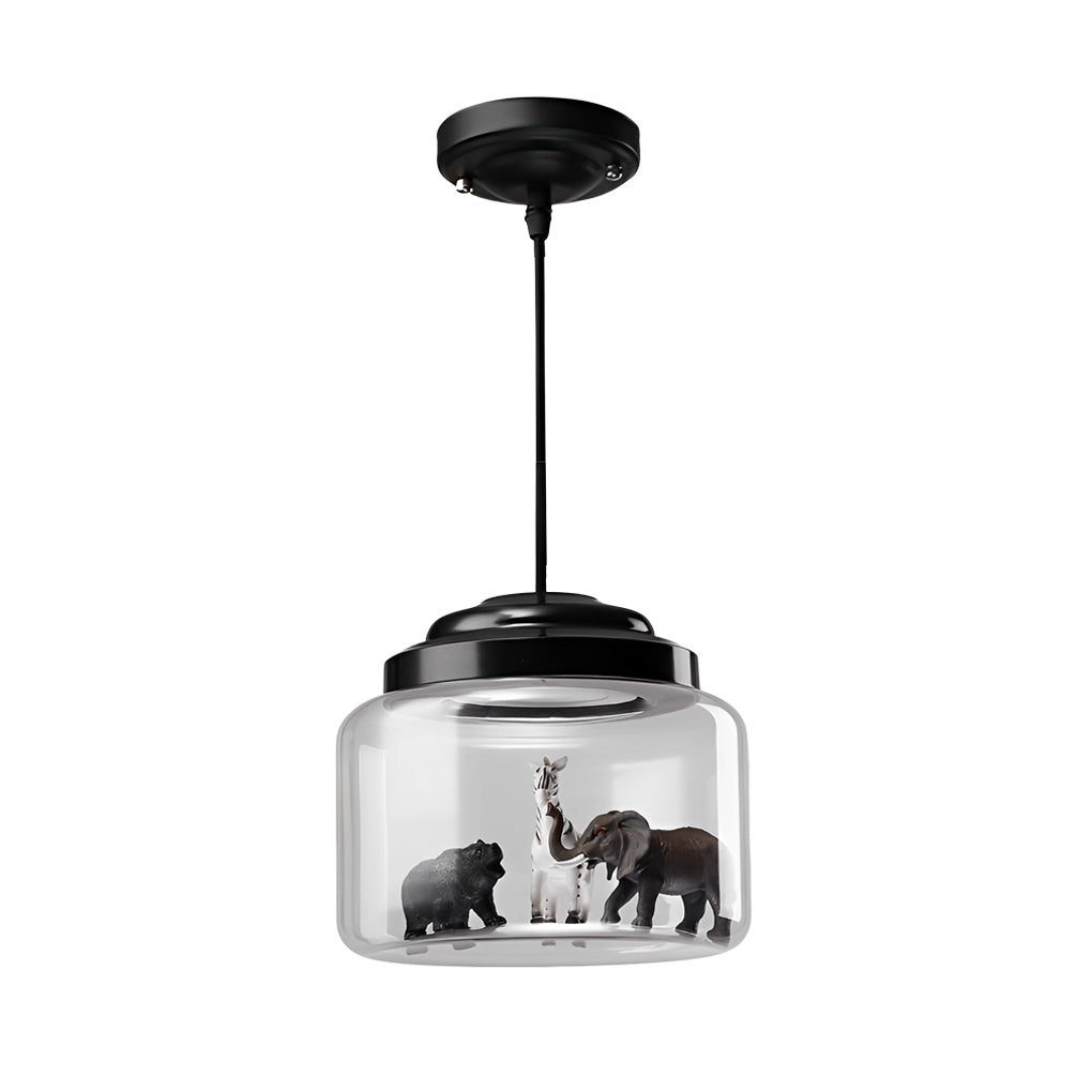 FENWICK MENAGERIE ILLUMINATION JAR PENDANT