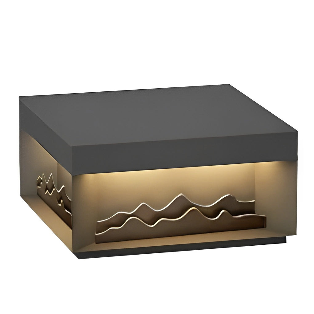 HEATHCLIFF SOLAR-POWERED FENCE POST ILLUMINATORS WITH WATER-RESISTANT DESIGN