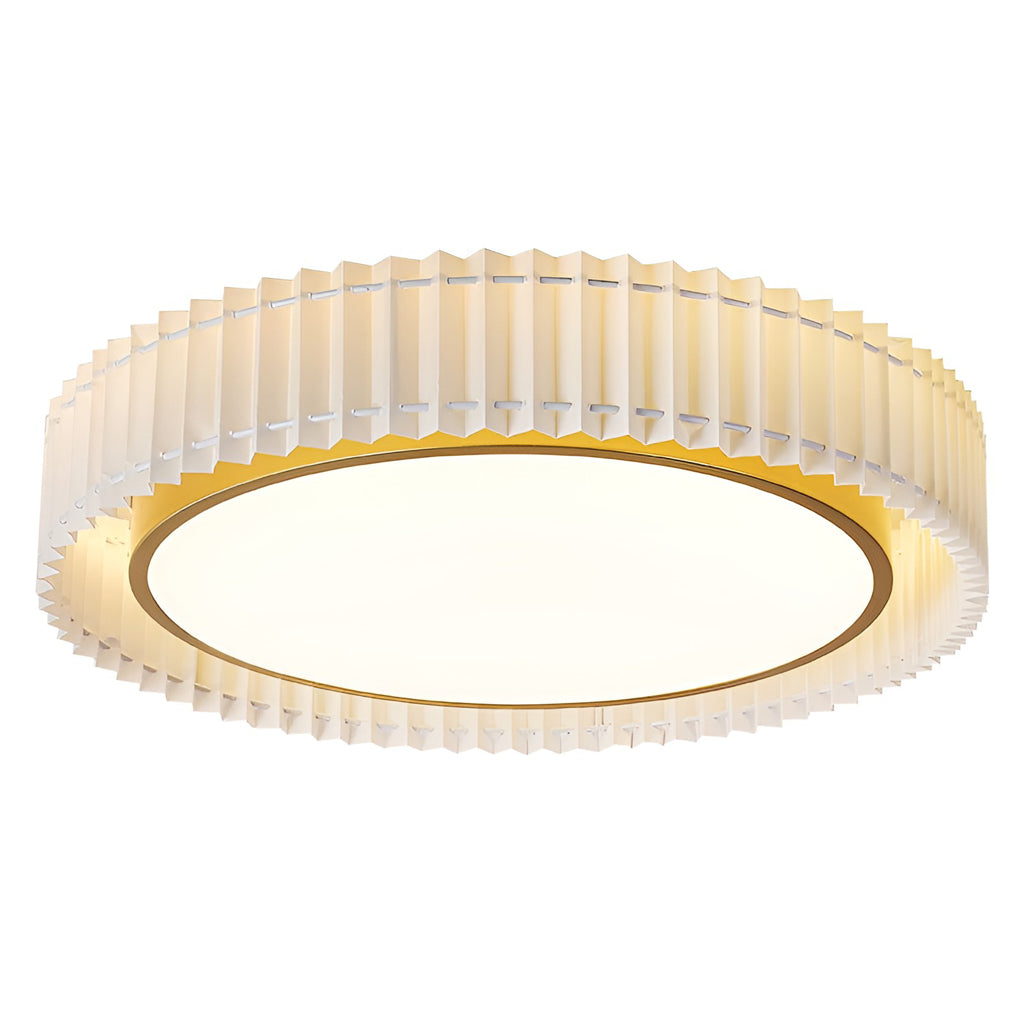 WINDSOR CIRCULAR PLEATED TRIO DIMMER CHANDELIER