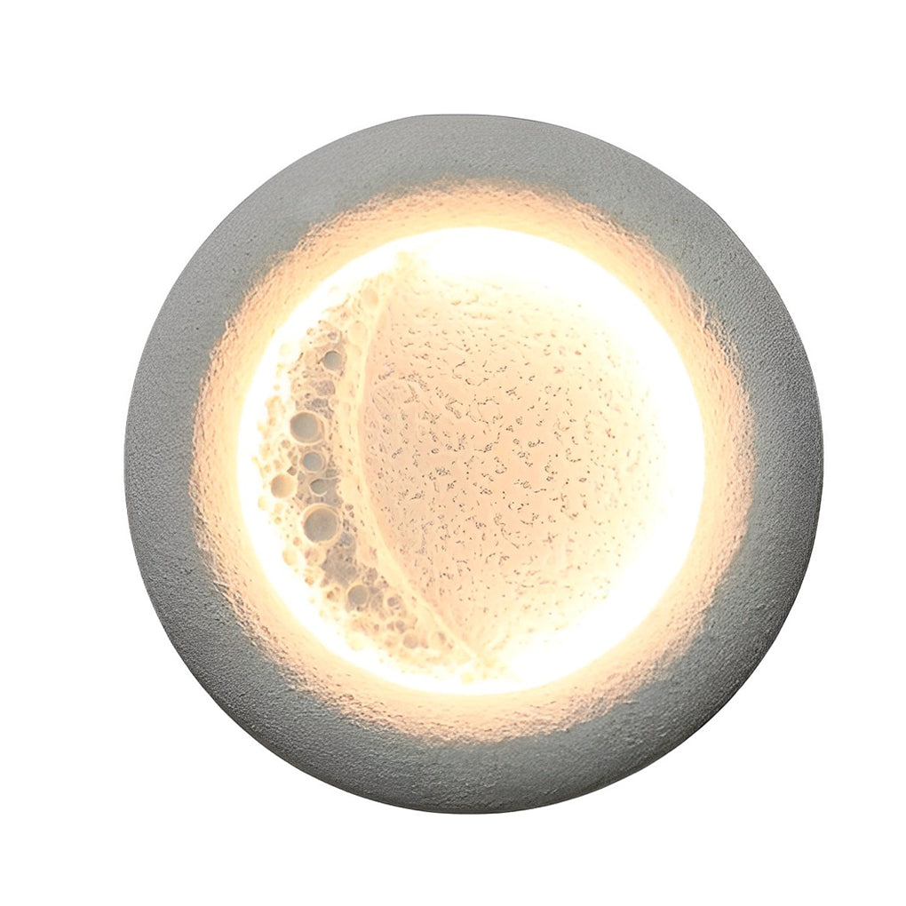 ASTRAL GLOW CRESCENT OUTDOOR LED WALL LANTERN