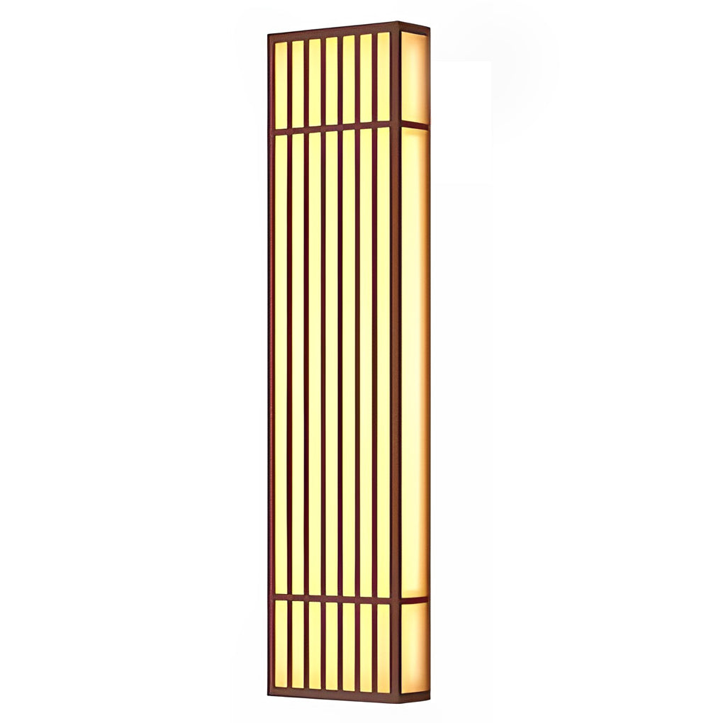 WINDSOR BROWN STRIPE OUTDOOR LED WALL LANTERN