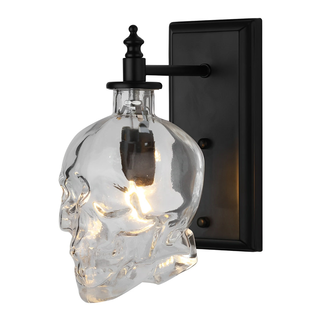 WINTHROP VINTAGE SKULL LED WALL SCONCE