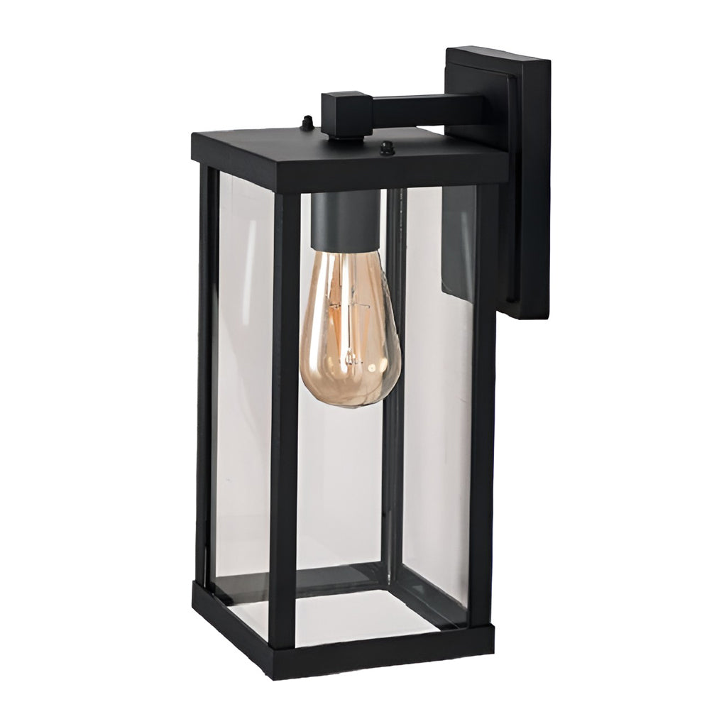 RAVENWOOD RECTANGULAR GLASS OUTDOOR APPLIQUE LIGHTING