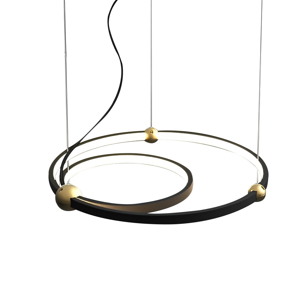WHITBY CIRCULAR METAL ART CHANDELIER