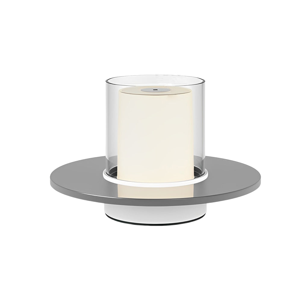 CHISWICK CORDLESS CYLINDRICAL LAMP WITH TRAY BASE