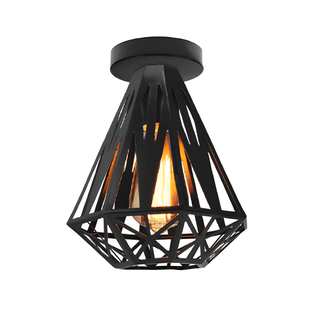 WINTHORPE VINTAGE METAL LANTERN CEILING LIGHT