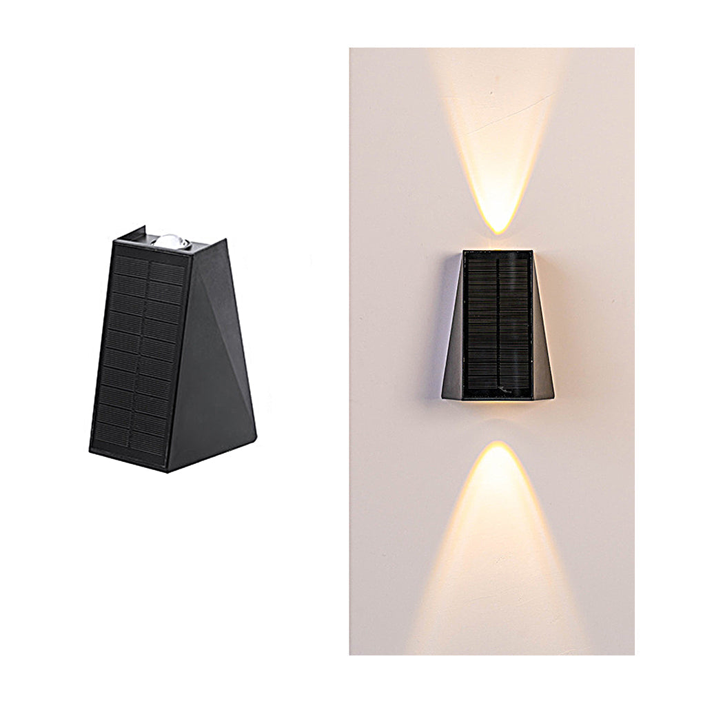 RAVENWOOD SOLAR WALL LANTERN WITH DUAL ILLUMINATION