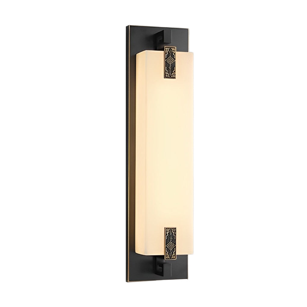 FENWICK RUSTIC BRONZE OUTDOOR WALL LANTERN