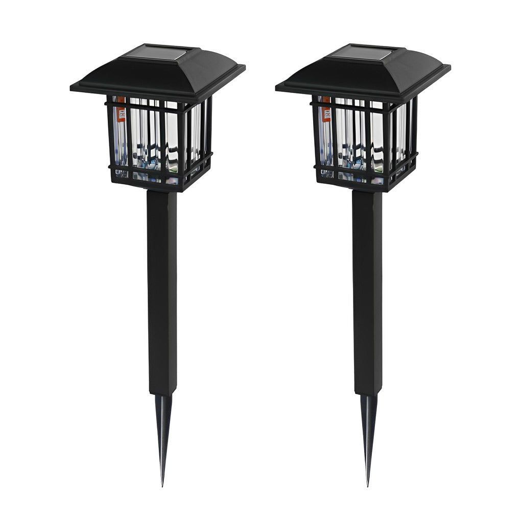 WINDSOR SOLAR SQUARE GARDEN ILLUMINATORS, WEATHER-RESISTANT OUTDOOR LANTERNS