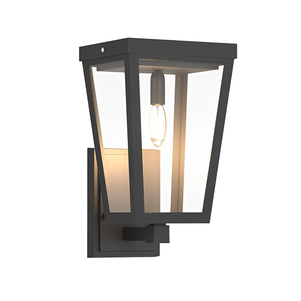 WINTHROP RECTANGULAR OUTDOOR LED SCONCE WITH DUAL POWER OPTIONS