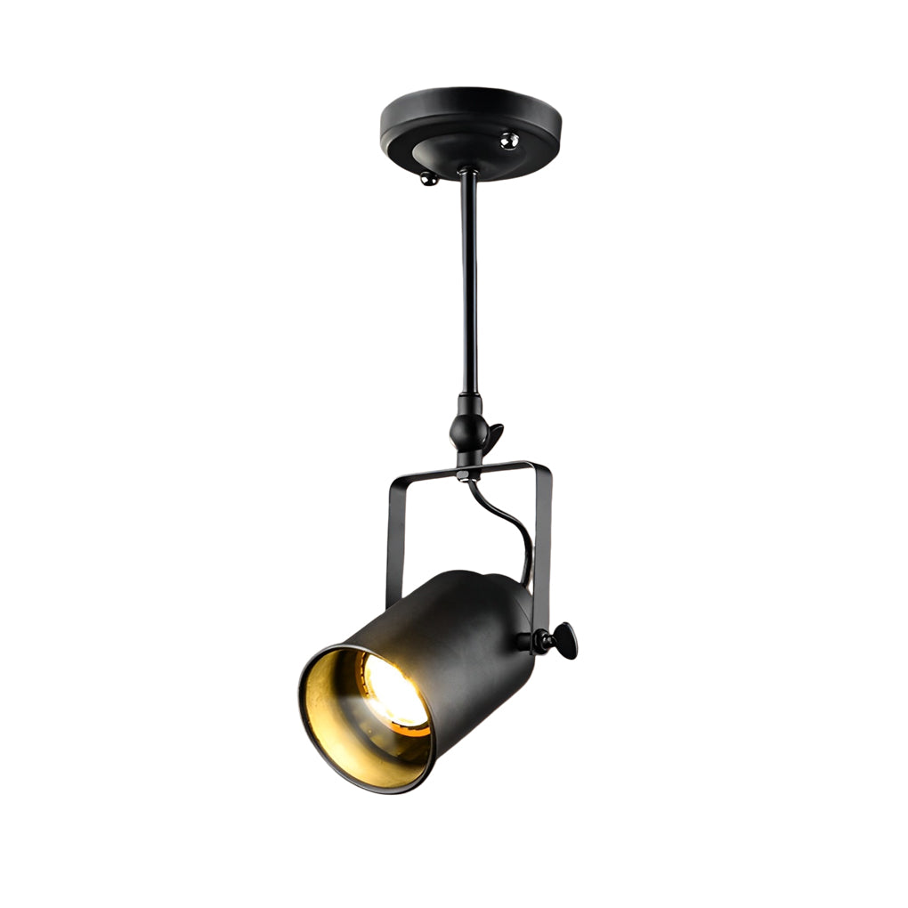 BRIDGEMAN ADJUSTABLE IRON SPOTLIGHTS WITH VINTAGE LED ILLUMINATION