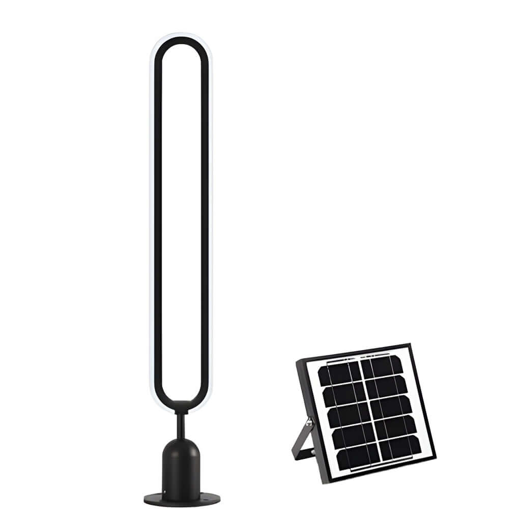 RAVENSHILL SOLAR OVAL GARDEN LANTERN, MODERN MINIMALIST ILLUMINATION
