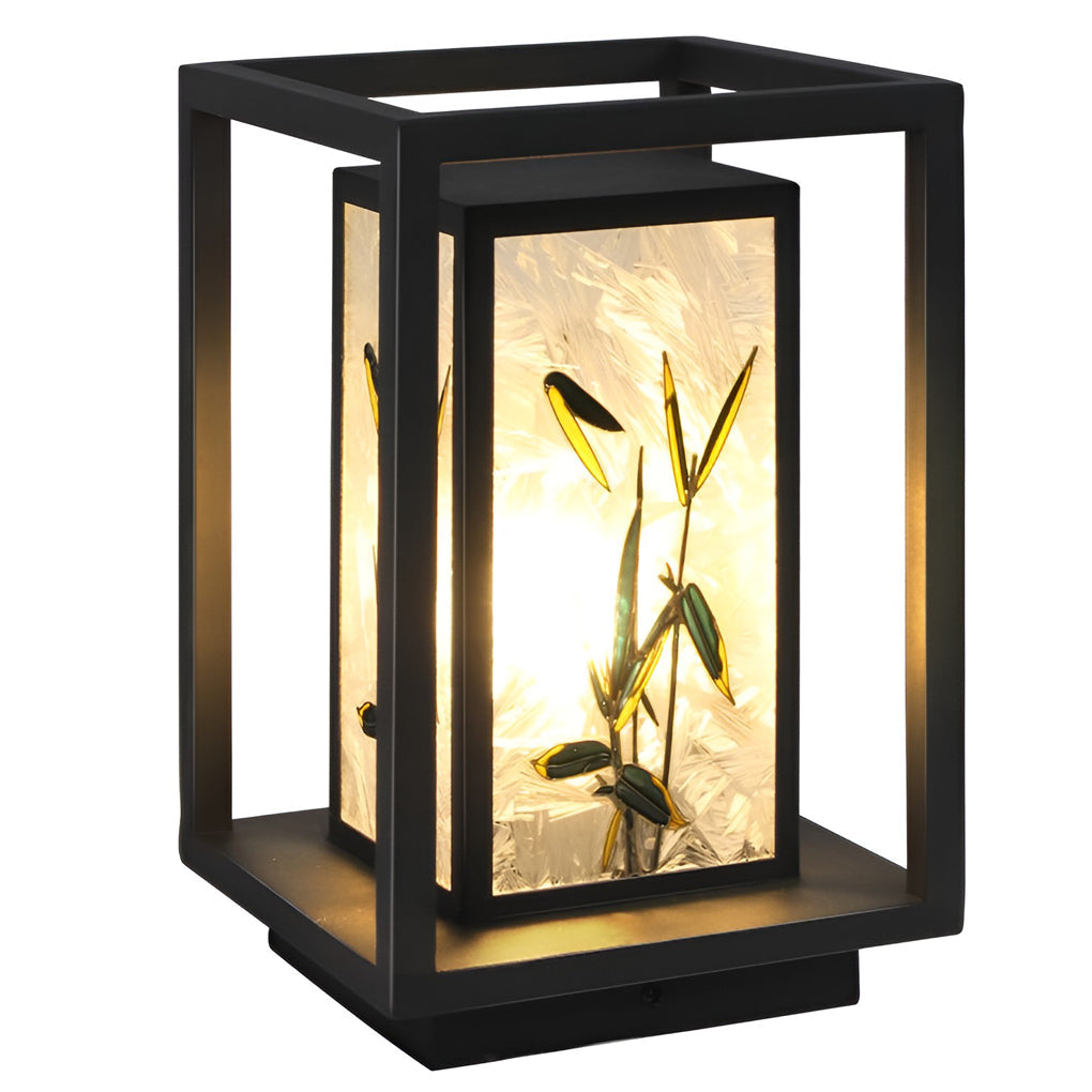 RAVENSCROFT ILLUMINATED GARDEN PATH LIGHTS WITH ORNATE NATURE DESIGN