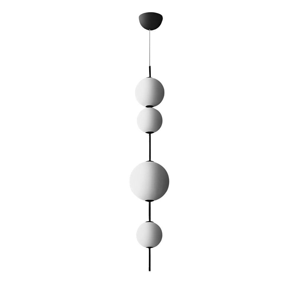WINTHORPE BUBBLE GLASS PENDANT LIGHTING WITH IRON FRAME