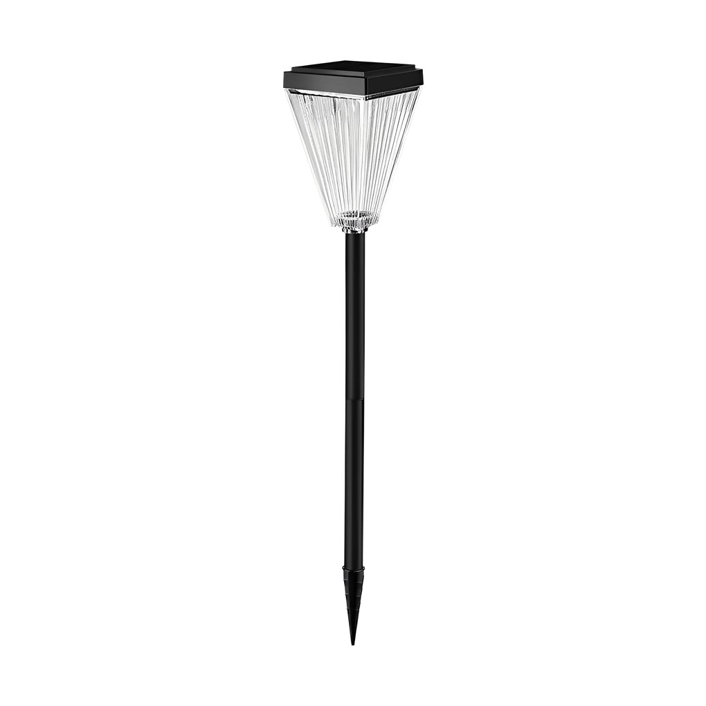 WINTHROP RIPPLED GLASS SOLAR PATH LIGHTING WITH DIMMABLE LED