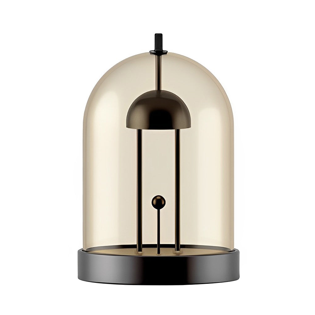 WINTERBOURNE SMOKED GLASS DOME TABLE LANTERN