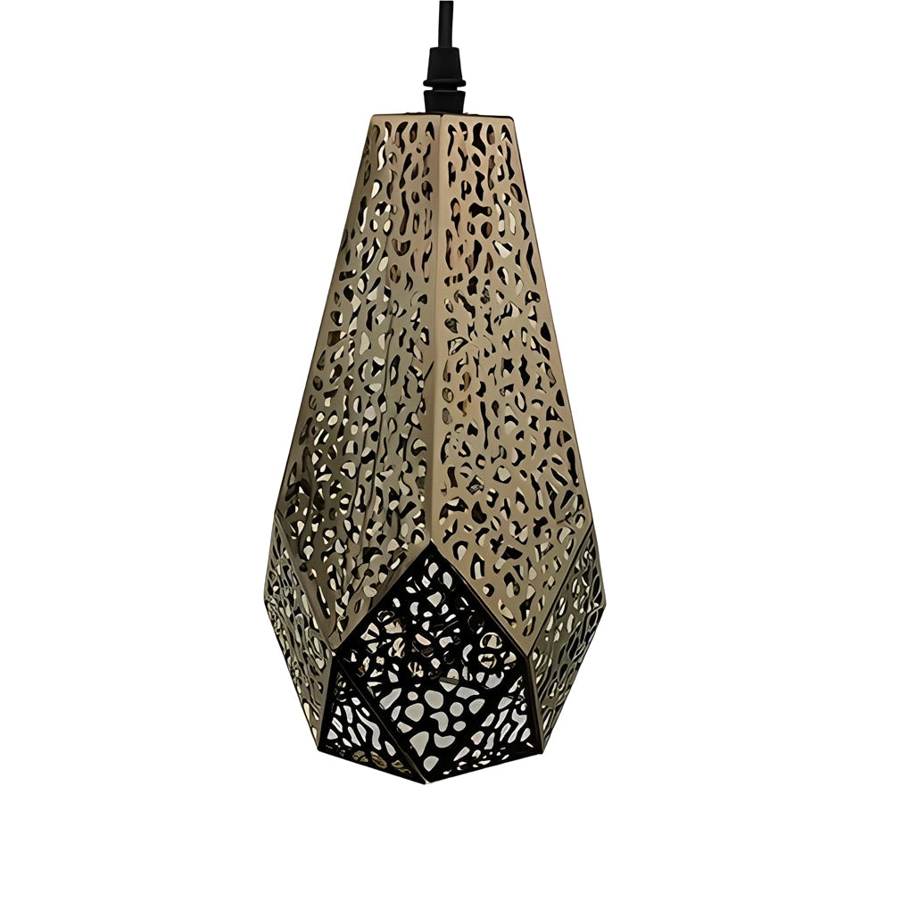 WINTHROP HOLLOW STEEL GOURD CHANDELIER