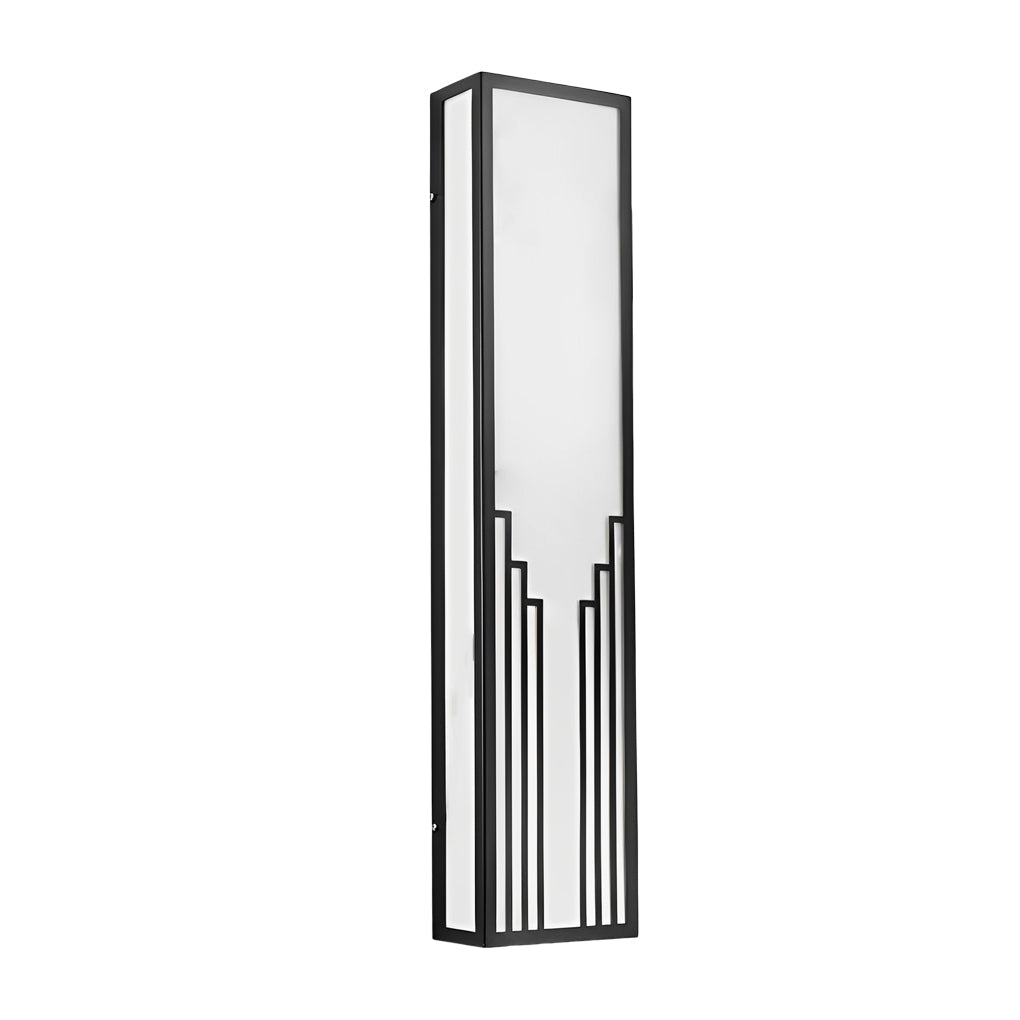 BLACKTHORN RECTANGULAR RESIN OUTDOOR LED WALL LANTERN
