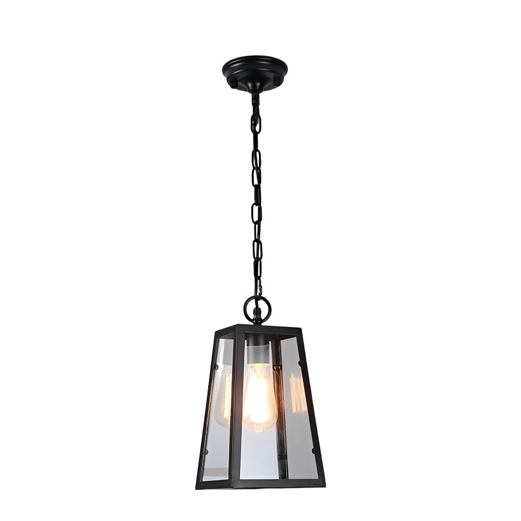 RAVENHALL WATERPROOF IRON & GLASS OUTDOOR PENDANT LIGHTING