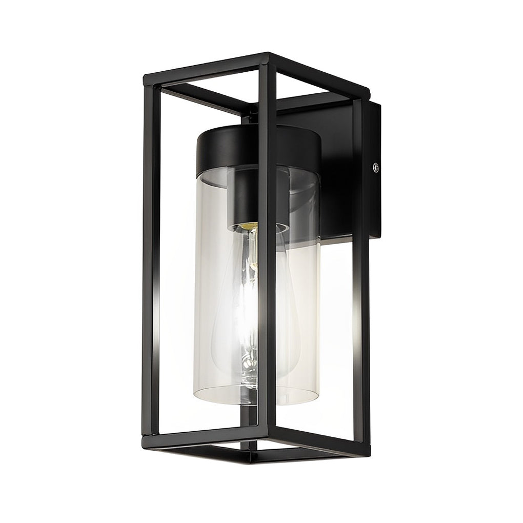 THORNBURY RECTANGULAR IRON & GLASS WALL SCONCE