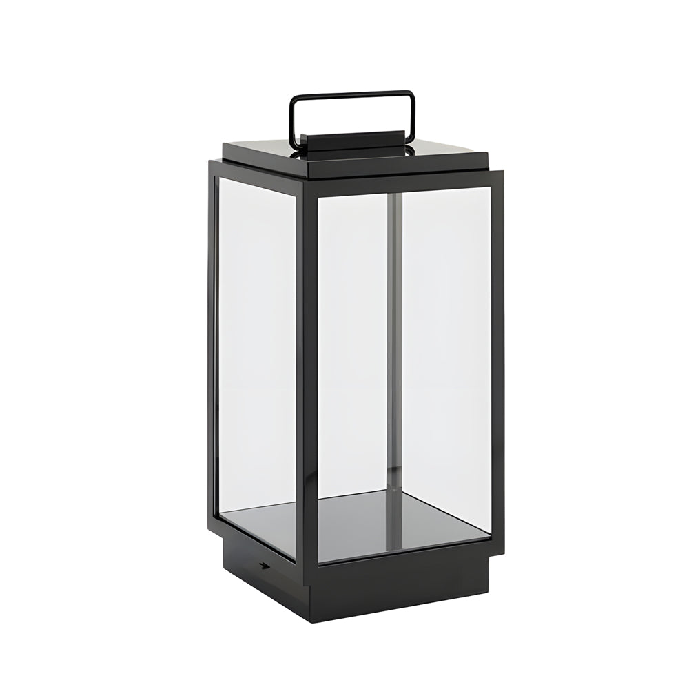 WINTHROP 11-INCH GLASS LED CARRIAGE LANTERN - WIRELESS OUTDOOR LIGHTING