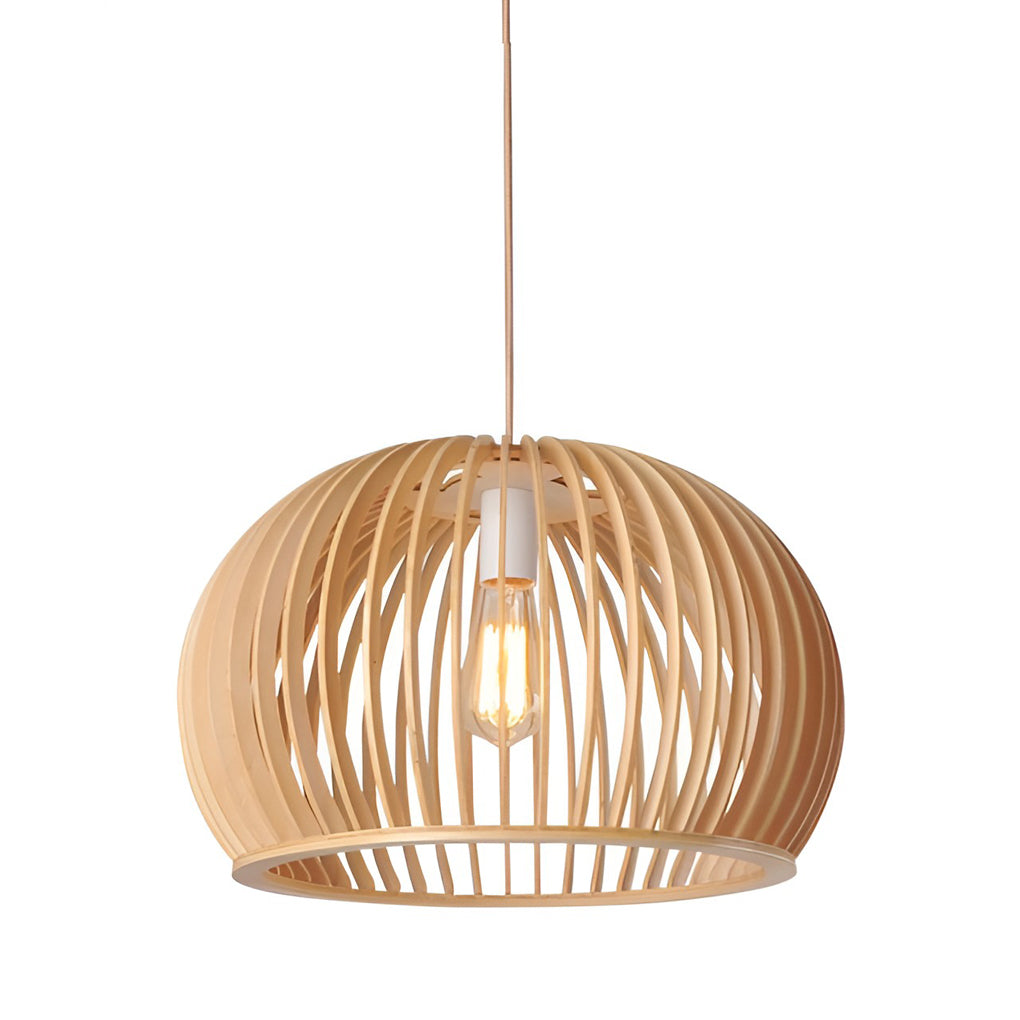WINCHESTER WOODEN SEMI-CIRCLE PENDANT LIGHT