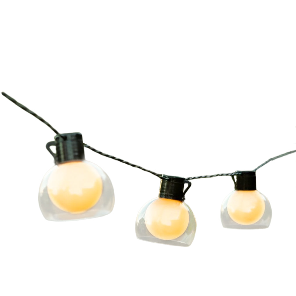 WINTERBORNE SOLAR-POWERED LED STRING LIGHTS WITH USB CHARGING