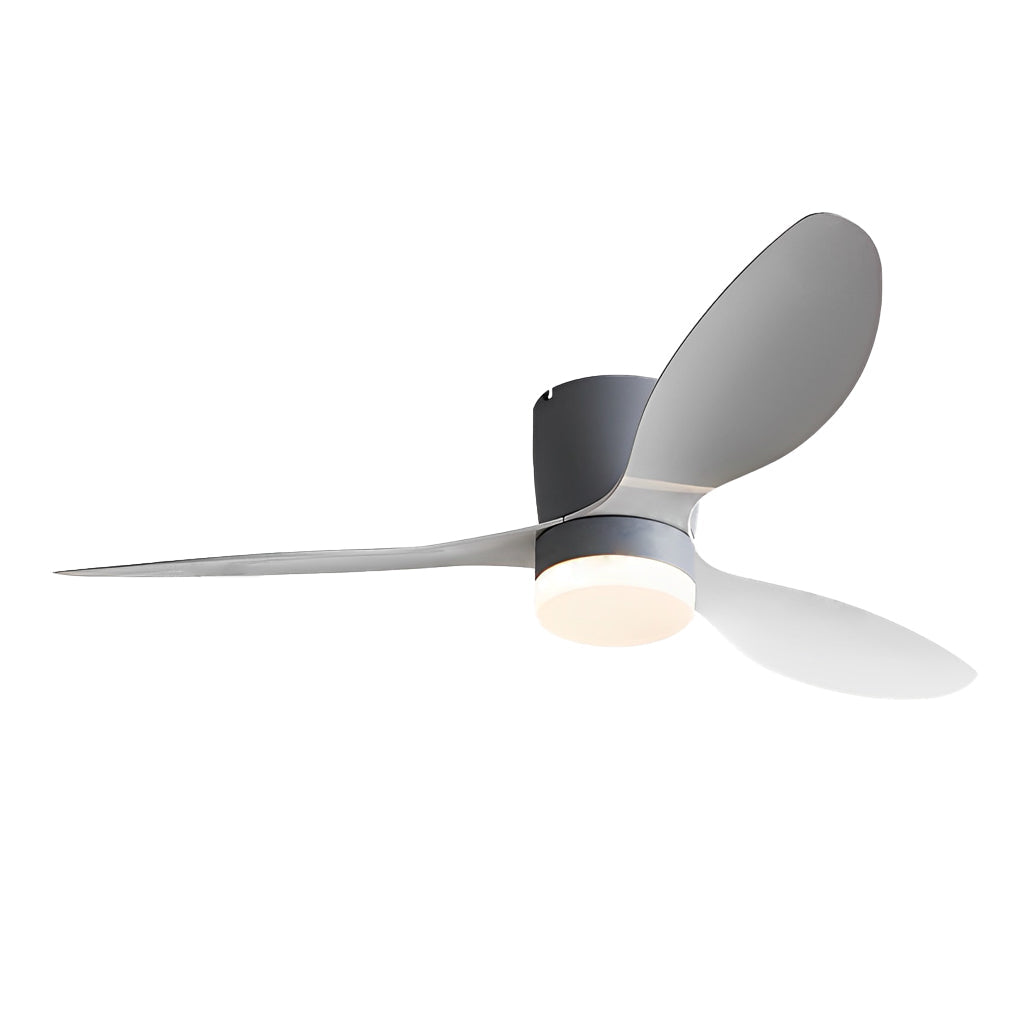 FENWICK 52-INCH TRIO BLADE SILENT LED CEILING LIGHT WITH REMOTE CONTROL