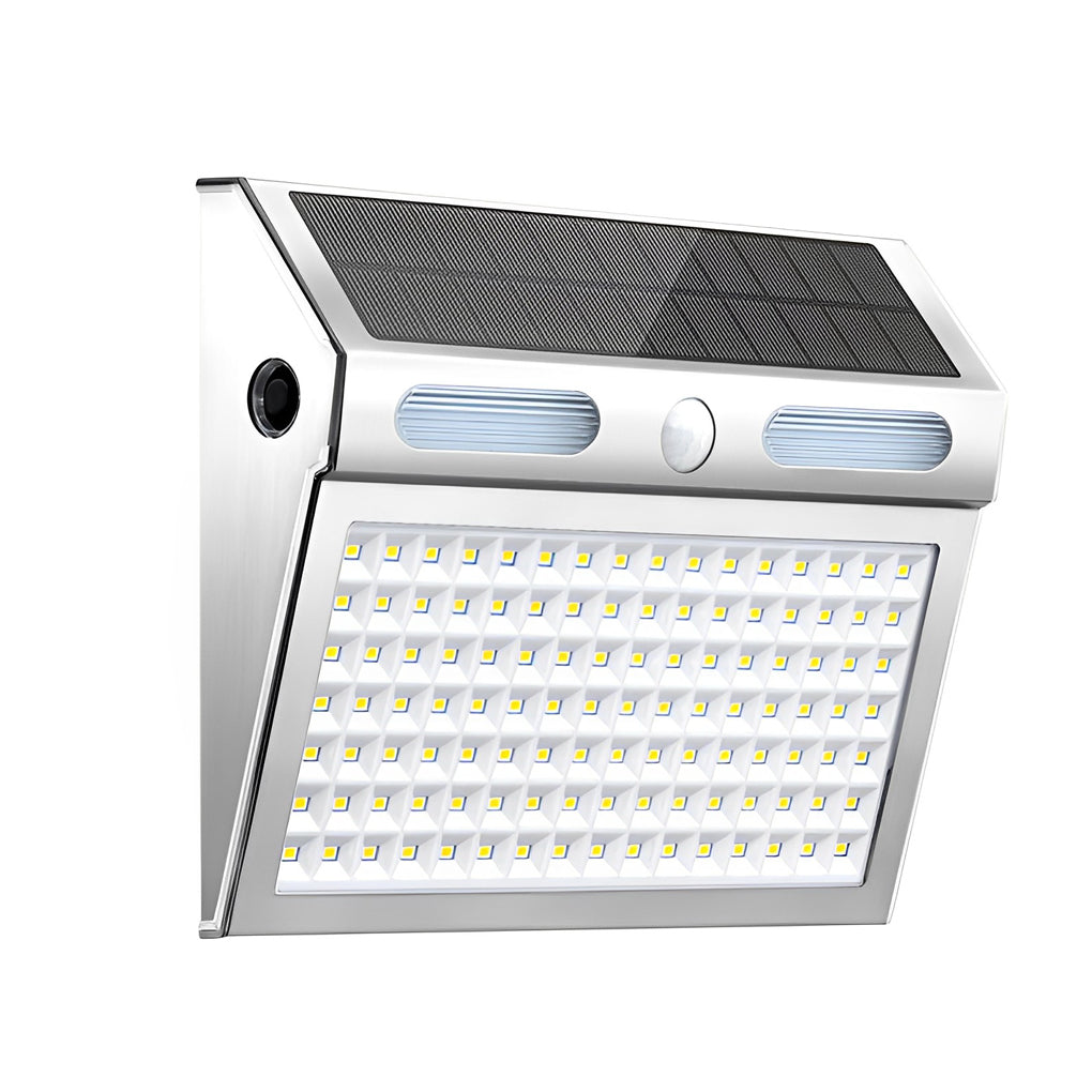 WINDSOR SOLAR RECTANGULAR MOTION DETECTION WALL LANTERN
