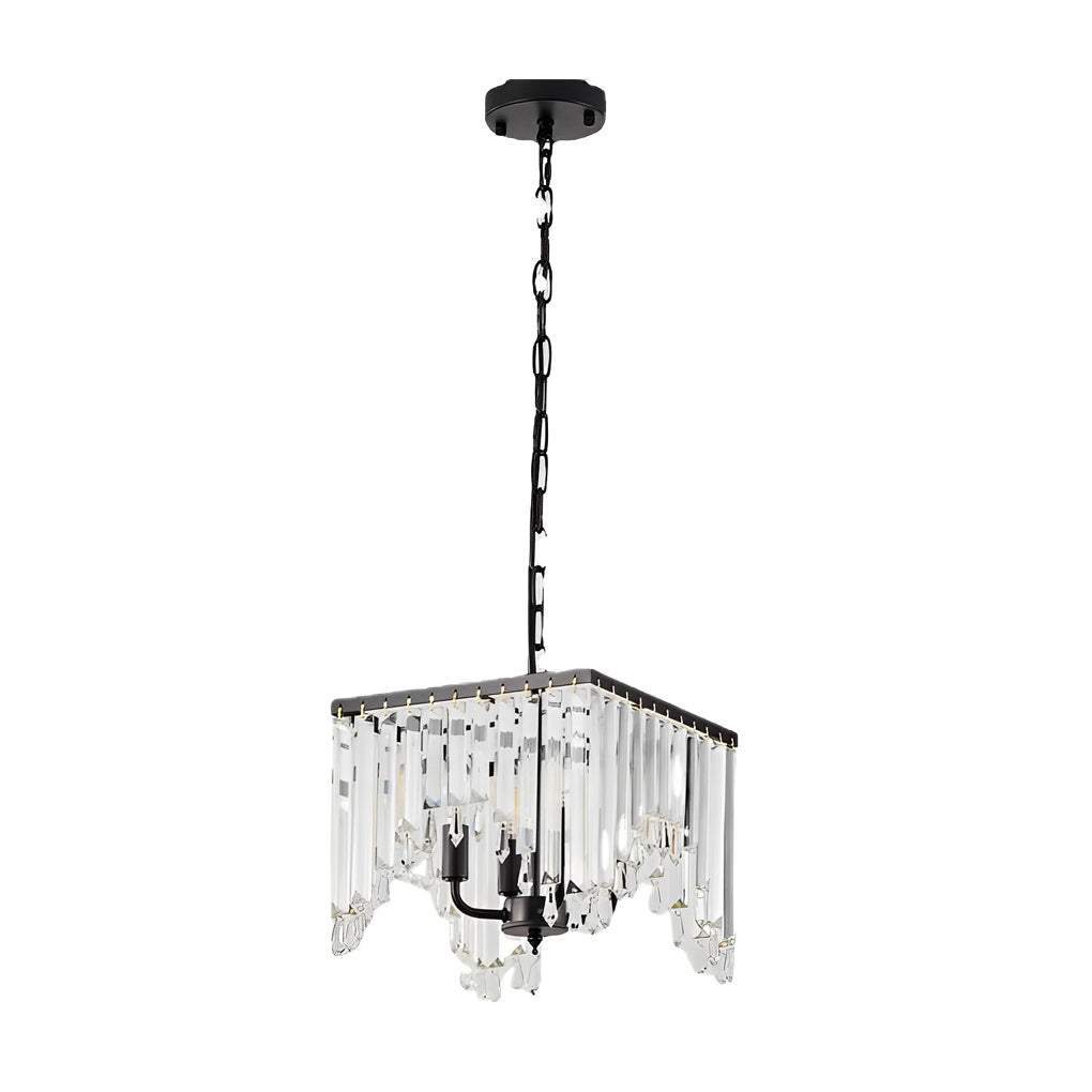 WINDSOR CRYSTAL TRIMMED LED TRIPLE DIMMER CHANDELIER