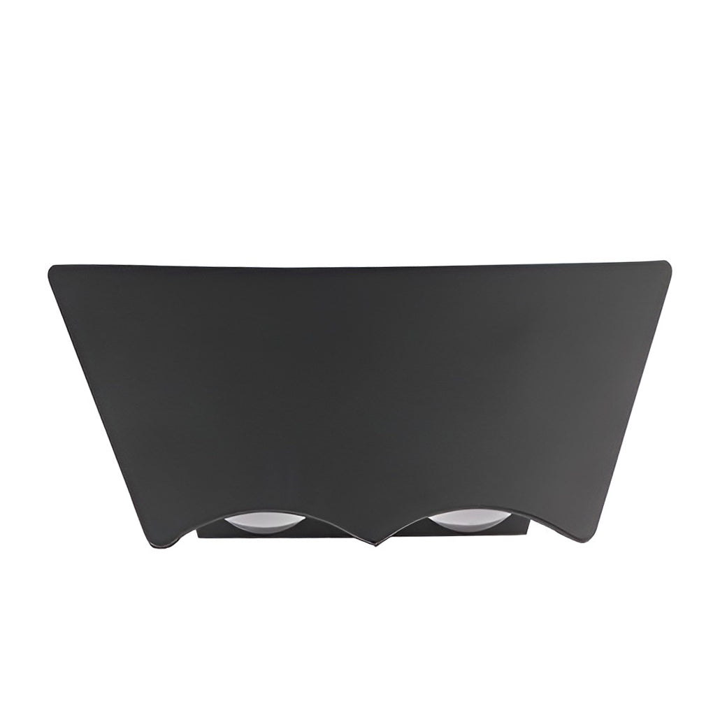 RAVENHALL WATERPROOF LED WALL SCONCE WITH DUAL LIGHTING EFFECTS
