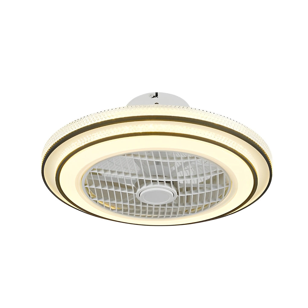 WINTERBOURNE WHISPERING BREEZE BLADLESS CEILING FAN WITH INTEGRATED LIGHTING