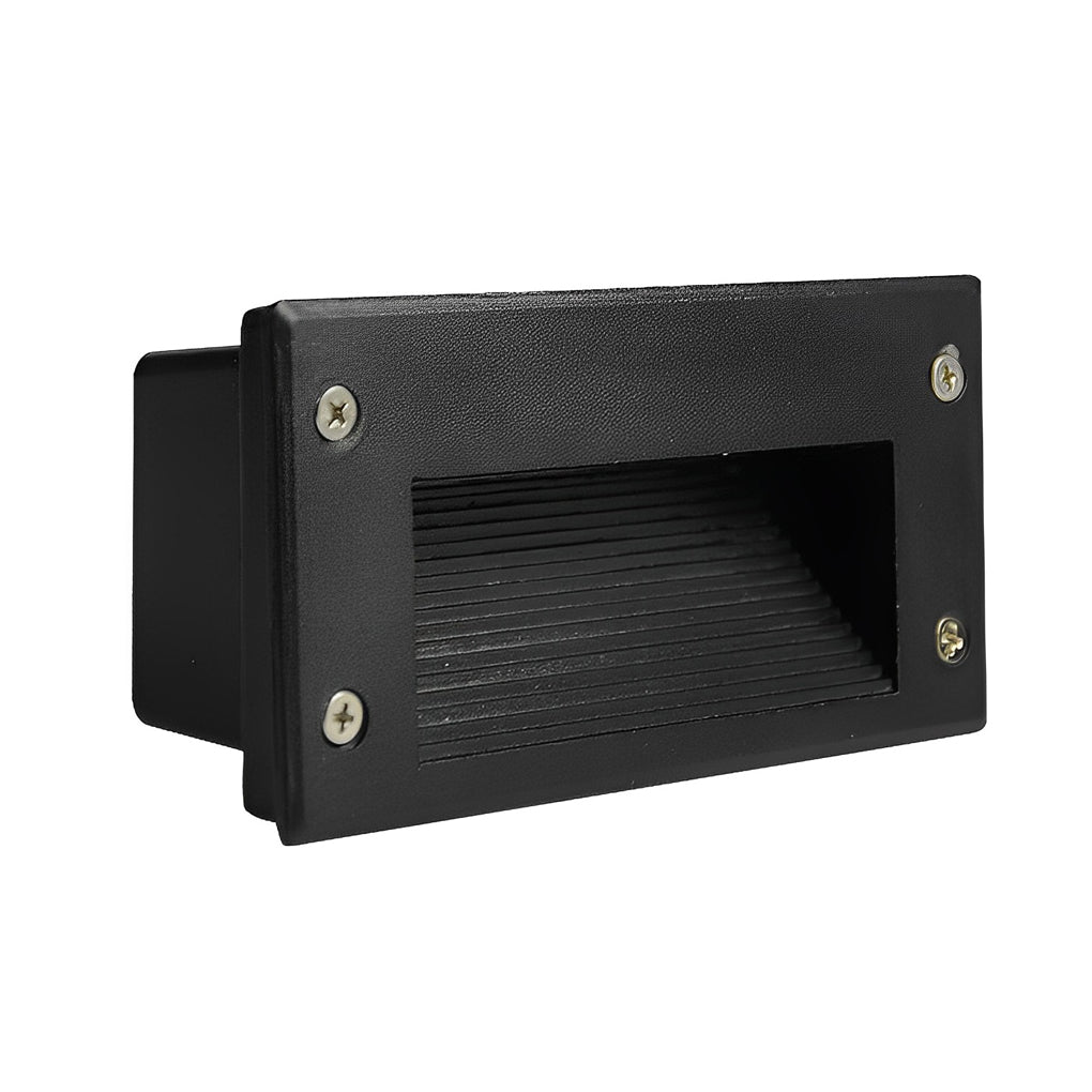 WINDSOR ALUMINUM RECESSED STEP LIGHTS WITH 3W LED ILLUMINATION