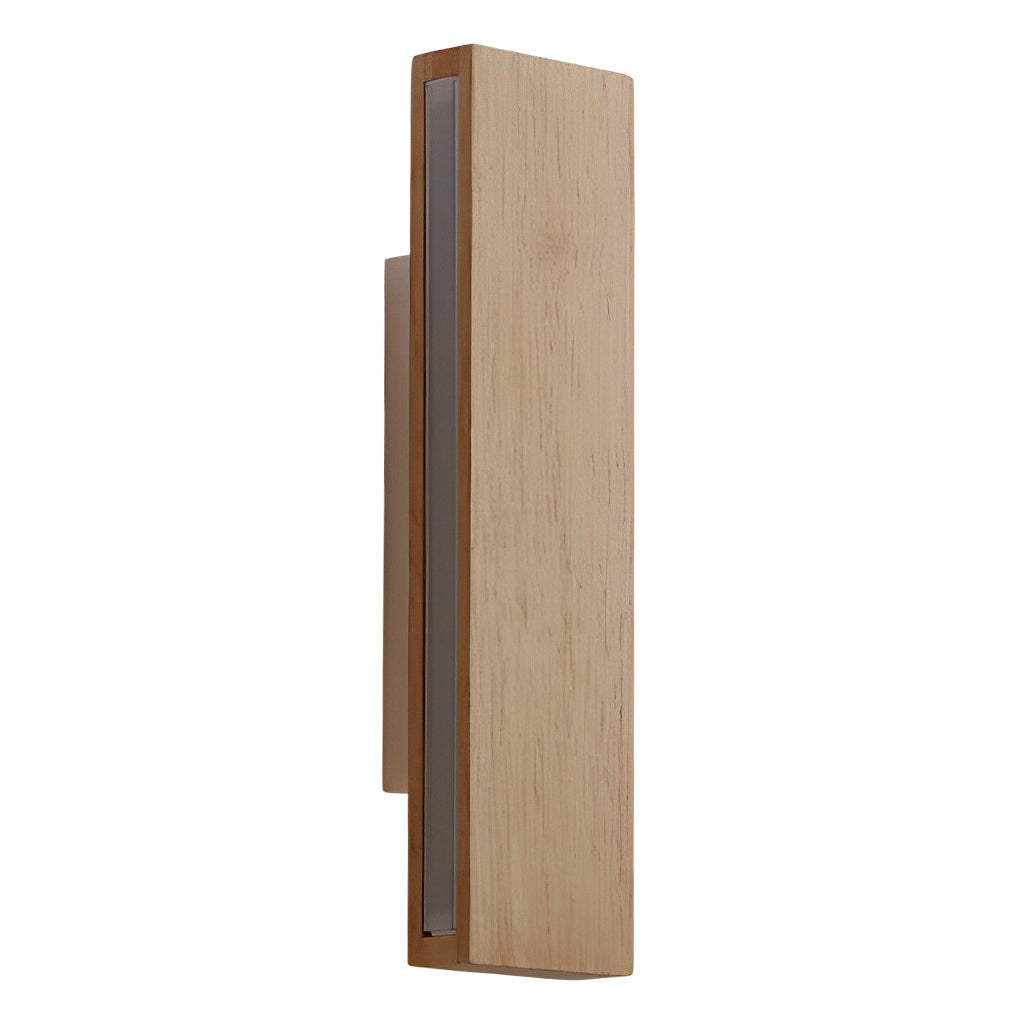 WINTHROP ROTATING RECTANGULAR WOODEN LED WALL SCONCE