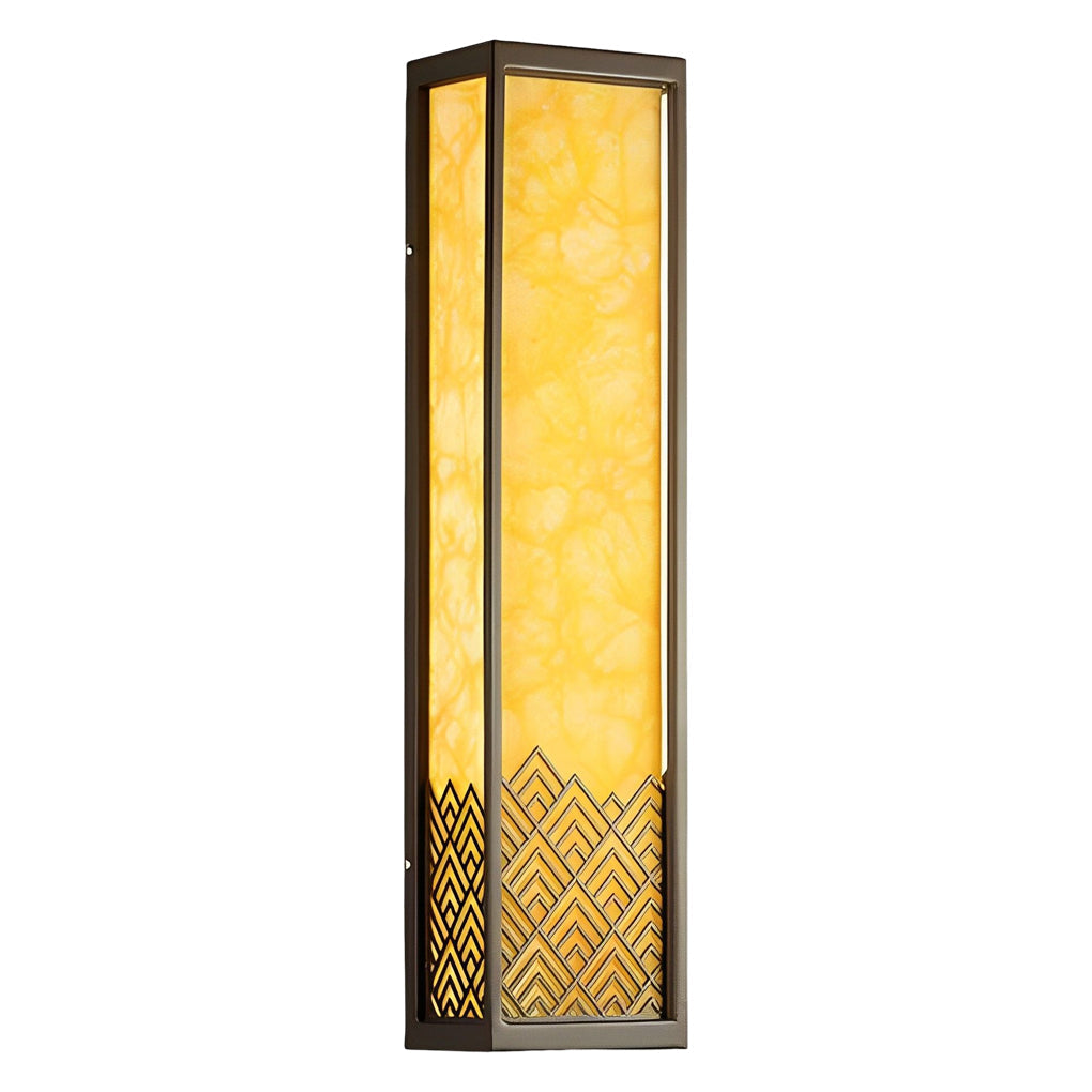 BRAMBLETON RUSTIC BROWN STAINLESS STEEL OUTDOOR WALL SCONCE