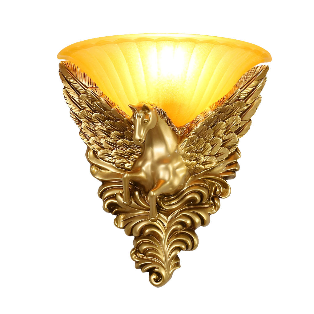 WINDSOR REGENCY RESIN EQUINE WALL LANTERN